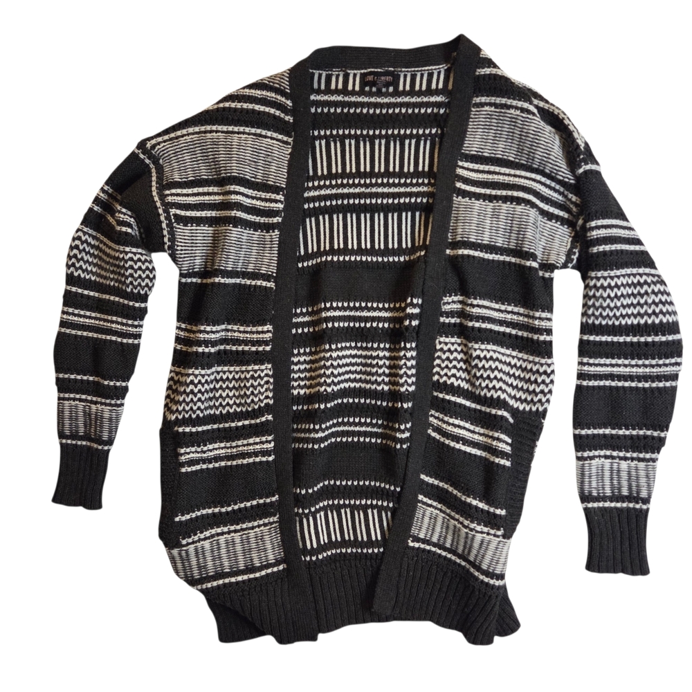 Love & Legend Cable Knit Patterned Cardigan